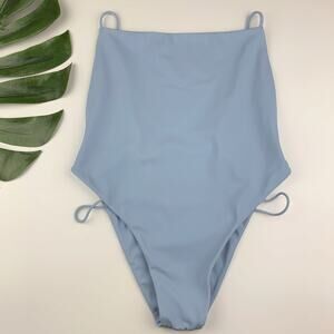 TJ Swim Jordyn One Piece Blue Swimsuit Women's L